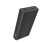 SIXTEEN10 Halo Wireless Solar Power Bank with Light - Black