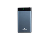 SIXTEEN10 Halo Wireless Solar Power Bank with Light - Black