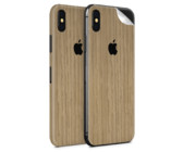 Blue Carbon Fibre Vinyl Skin for iPhone XS - Two Pack