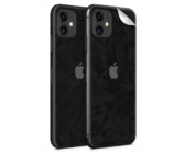 Blue Carbon Fibre Vinyl Skin for iPhone XS - Two Pack