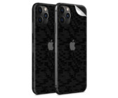 Blue Carbon Fibre Vinyl Skin for iPhone XS - Two Pack