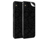 Blue Carbon Fibre Vinyl Skin for iPhone XS - Two Pack