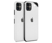 White Carbon Fibre Vinyl Skin for iPhone 11 - Two Pack