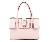 Alla Moda - Fashion Woman Tote Handbag with Lock