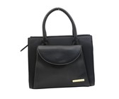 The Monaco Sling Bag With Ring Detail - Black