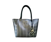 Guess Kamryn Tote Blue Stripe