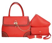 Jialiya 3 in 1 Satchel - Red