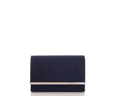 Quiz Ladies Faux Suede Bag - Navy - One Size