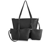 The Monaco Sling Bag With Ring Detail - Black