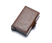 Kurgan Kenani Ostrich Leather Mens Wallet - Cognac