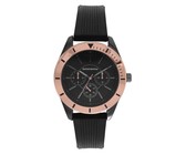 Bad Boy Men's High Key Watch - Black/Rose Gold