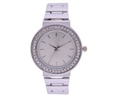 Digitime Women's Pearl Analogue Watch - White