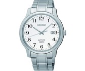 Seiko Gents Solar Powered Water Resistant Watch - Stainless Steel