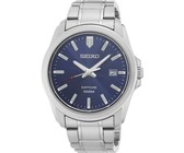 Seiko Gents Solar Powered Water Resistant Watch - Stainless Steel