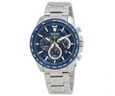 Seiko Gents Solar Powered Water Resistant Watch - Stainless Steel