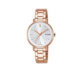 Fossil Ladies Riley Gold Stainless Steel Strap Watch - ES3203