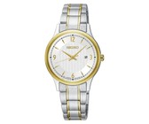 Ladies Seiko Two Tone Gold Dress Watch - SRZ526P1