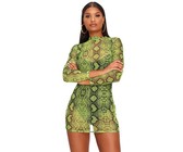 I Saw it First - Ladies Nude Zebra Printed Mesh T Shirt Dress