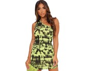 I Saw it First - Ladies Nude Zebra Printed Mesh T Shirt Dress