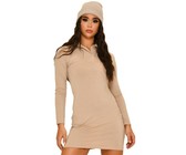 I Saw it First - Ladies White Satin Ruched Side Tie Strap Bodycon Dress