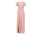 Quiz Ladies Sequin Cross Back Maxi Dress - Blush Pink