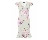 Quiz Ladies Petite Sage Floral Midi Dress