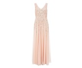 Quiz Ladies Sequin Cross Back Maxi Dress - Blush Pink