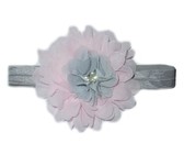 Croshka Designs Set of Two Flower Headbands in Ivory