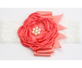 Croshka Designs Set of Two Flower Headbands in Ivory