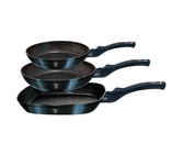 Berlinger Haus 2-Piece Marble Coating Deep Frypan Set