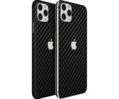 Blue Carbon Fibre Vinyl Skin for iPhone XS - Two Pack