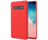 CellTime Galaxy S10 Plus Silicone Shock Resistant Cover - Red