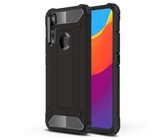 Dual Shockproof Tiger Armor Case for Huawei P Smart 2019 Black