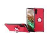 Magnetic Kickstand Ring Stand Armor Case for Samsung Galaxy J8 Red