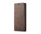 Magnetic Wallet Phone Case for Samsung S8 Plus - Coffee