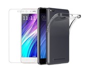 Digitronics Tempered Glass and Protective Clear Case for Xiaomi Redmi 4A