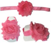 Baby Headbands Girls' Boutique Bow - Black, Hot Pink &White