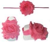 Baby Headbands Girls' Boutique Bow - Black, Hot Pink &White