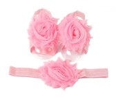 Croshka Designs Set of Two Flower Headbands in Ivory