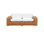 Cielo - 3 Seater Portland Wicker Sofa - Brown