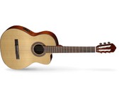 Cort AC120CE OP Classic Series Nylon String Acoustic Electric Cutaway Guitar with Bag (Open Pore Natural)