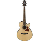 Ibanez AE205JR-OPN AE Series Acoustic Electric Guitar with Bag (Open Pore Natural)
