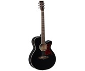 Cort AC120CE OP Classic Series Nylon String Acoustic Electric Cutaway Guitar with Bag (Open Pore Natural)