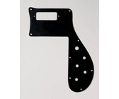 Allparts Bass Guitar 1-Ply Pickguard for Rickenbacker 4001 Early '73 Style Bass Guitars (Black)