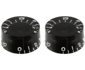 Allparts Clear Speed Control Knobs (Set of 2)