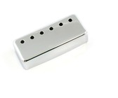 Allparts Electric Guitar Nickel-Silver 50mm String Spacing Humbucker Pickup Cover Set (Chrome)