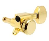 Gotoh Guitar 3 A-Side Machine Heads Set with Large Buttons (Gold)