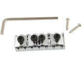 Allparts Electric Guitar Nickel-Silver 50mm String Spacing Humbucker Pickup Cover Set (Chrome)