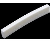 Allparts Electric Guitar Curved Bottom Blank Bone Nut for Fender Guitars (White)