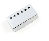 Allparts Electric Guitar Nickel-Silver 50mm String Spacing Humbucker Pickup Cover Set (Chrome)